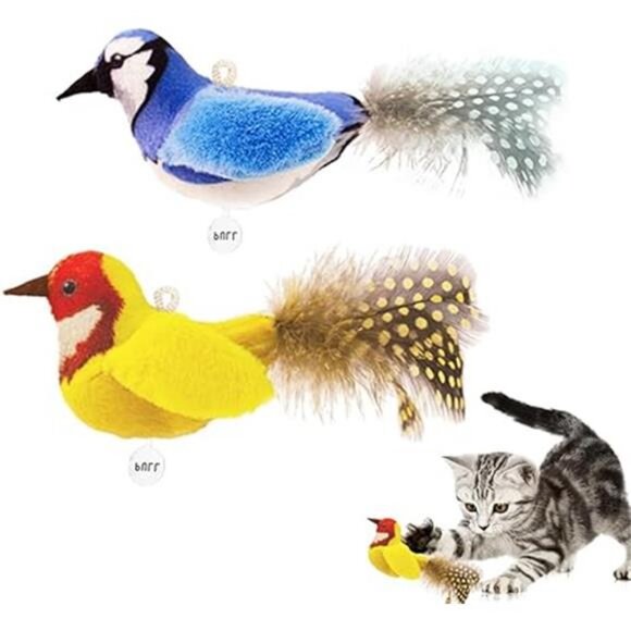 Catnip Cat Toys Boredom Relieve Teeth and Kicking Feather Cat Toys Interactive - Picture 8 of 8